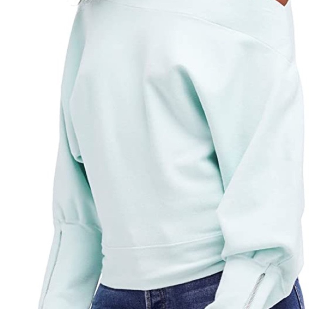 Free People hide and seek sweater, mint, large
